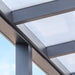 Deponti Bosco Aluminium Pergola Veranda Grey - Roof and Beam Details