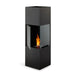 EcoSmart Fire Be – Designer Fireplace - Black / Stainless Steel Burner