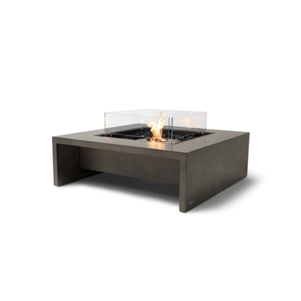 EcoSmart Mojito 40 Fire Pit Ethanol Natural Finish Stainless Steel Burner