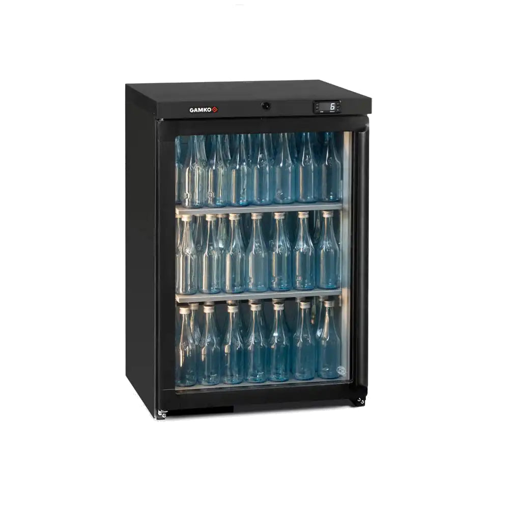 Gamko Single Door Bottle Cooler Right Opening Side Antracite Grey / Glass