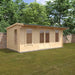 Jacob 44mm Log Cabin 20x10 Front Side View