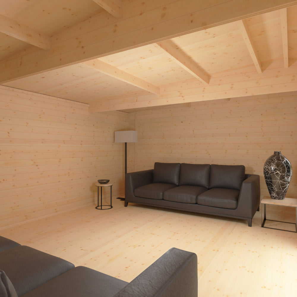 Jacob 44mm Log Cabin 18x14 Interior