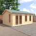 Sherborne 44mm Log Cabin 18x14 Front Side View