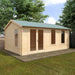 Sherborne 44mm Log Cabin 20x12 Front Side View