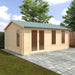 Sherborne 44mm Log Cabin 20x14 Front Side View