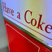 Original Restored 1950's Coca-Cola Fridge - Have a Coke Text